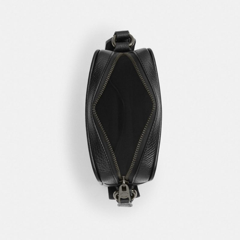 Coach Sullivan Crossbody Bag In Signature Canvas Gunmetal Charcoal Black