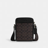 Coach Sullivan Crossbody Bag In Signature Canvas Gunmetal Walnut Black