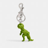 Coach T Rex Bag Charm Silver Green