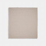 Coach Signature Oversized Square Scarf Oatmeal