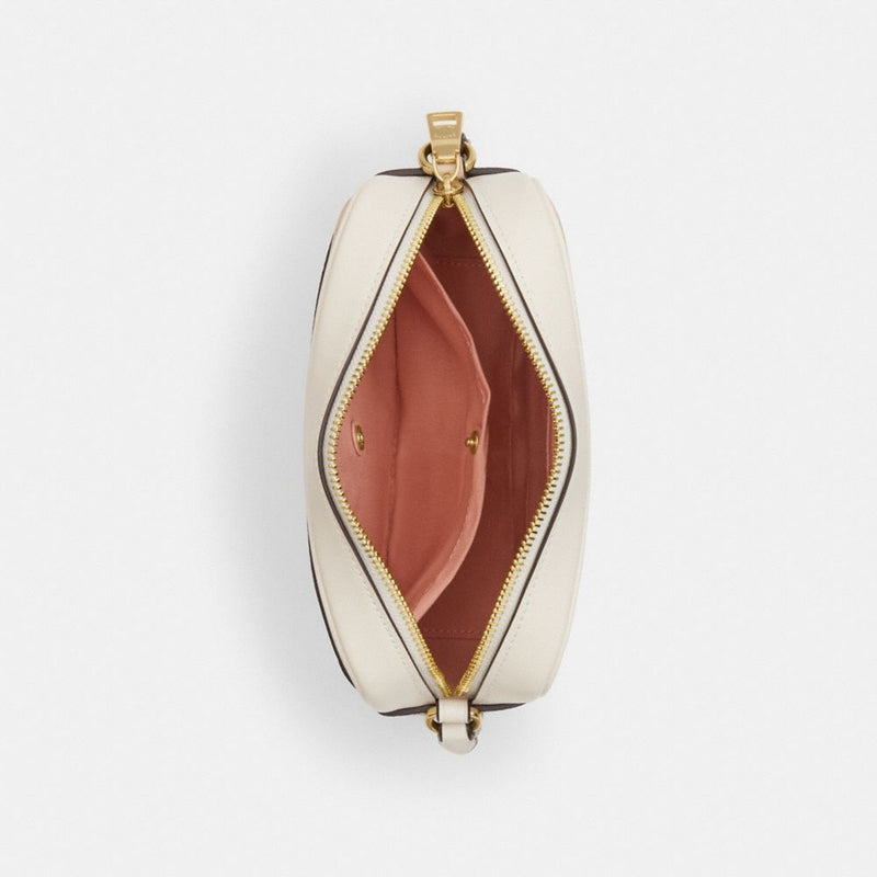 Coach Mini Jamie Camera Bag In Signature Canvas With Floral Print Gold Sand Multi