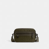 Coach Theo Camera Bag In Signature Jacquard Olive Drab