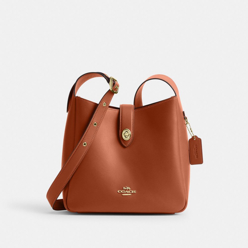 Coach Hadley Convertible Crossbody Gold Tan