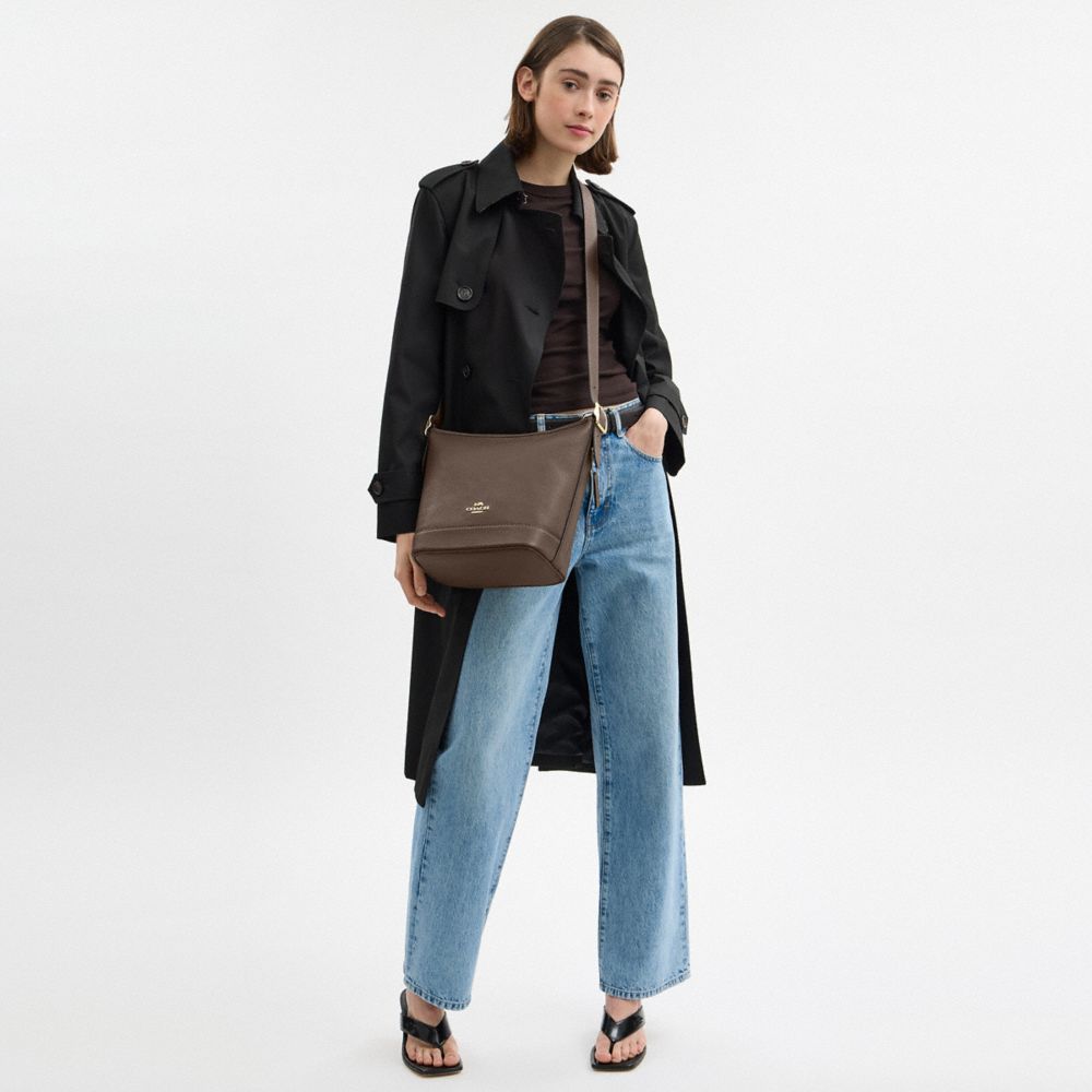 Coach Jude Duffle Bag Gold Dark Stone