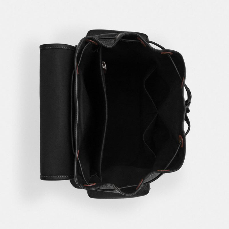 Coach Sprint Backpack Black Copper Finish Black Black