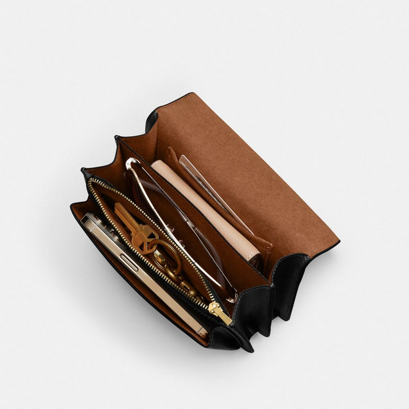 Coach Mini Klare Crossbody Bag Gold Black