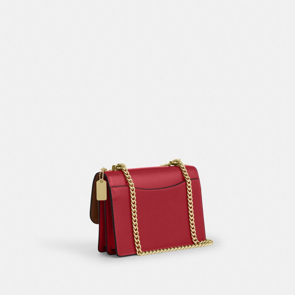 Coach Mini Klare Crossbody Bag Gold True Red