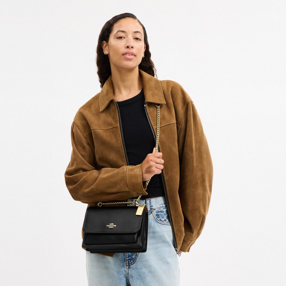 Coach Klare Crossbody Bag Gold Black