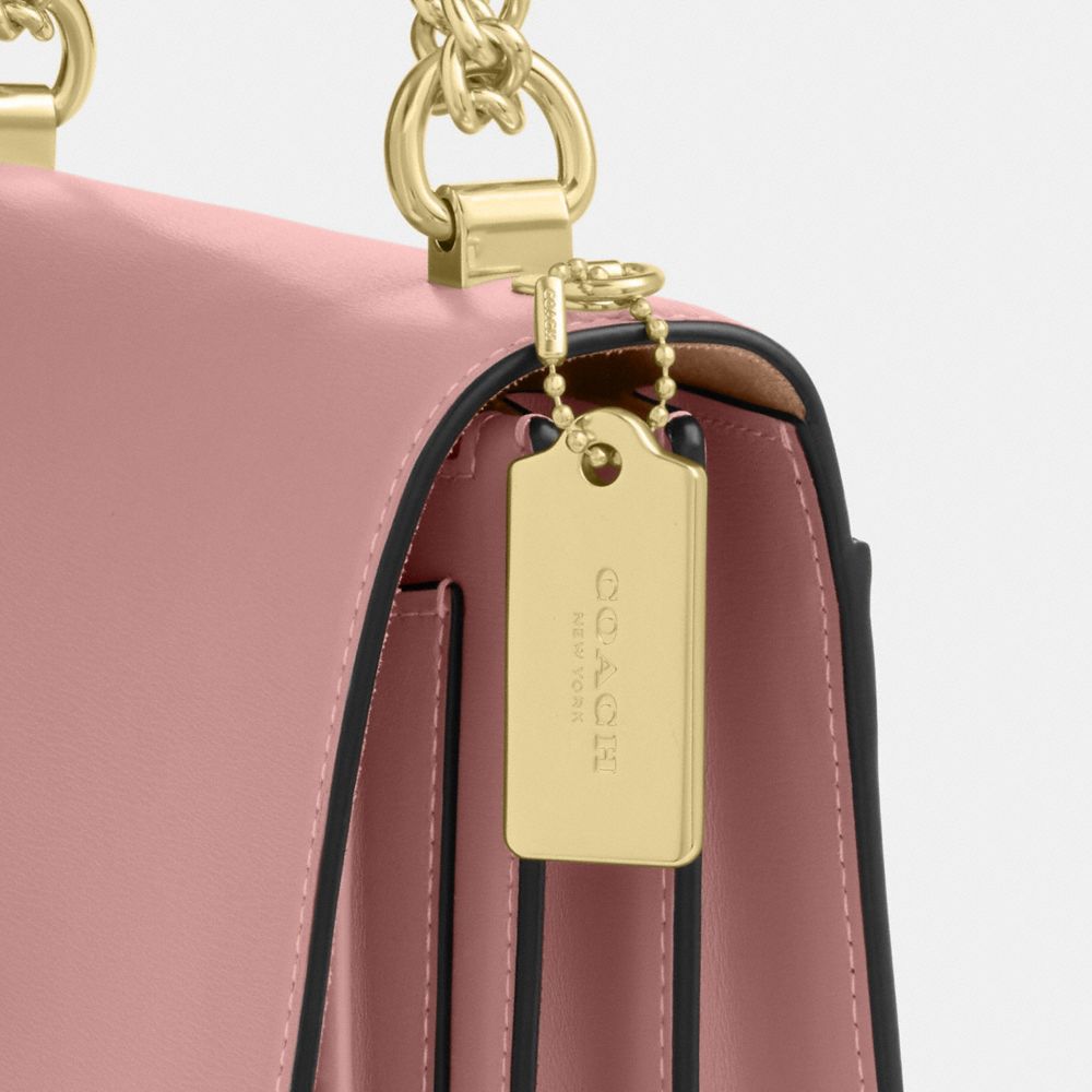 Coach Klare Crossbody Bag Gold Pink Petal