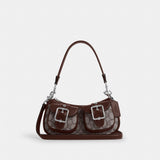 Coach Ashton Bag In Signature Jacquard Silver Oak Maple