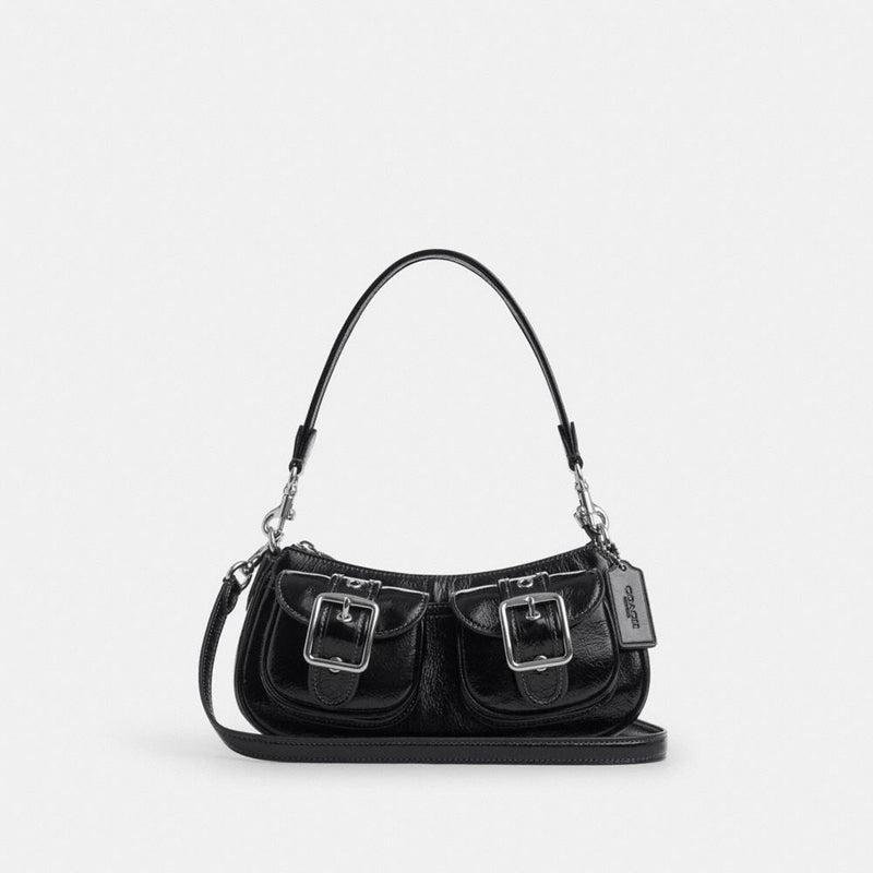 Coach Ashton Bag Silver Black