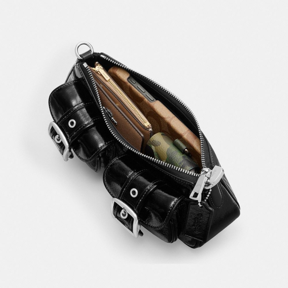 Coach Ashton Bag Silver Black