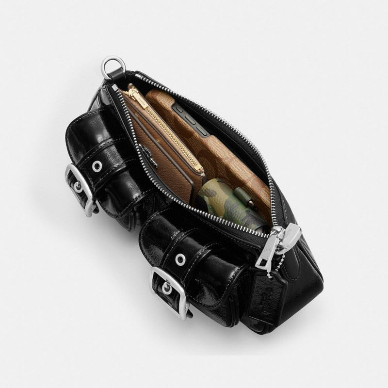 Coach Ashton Bag Silver Black