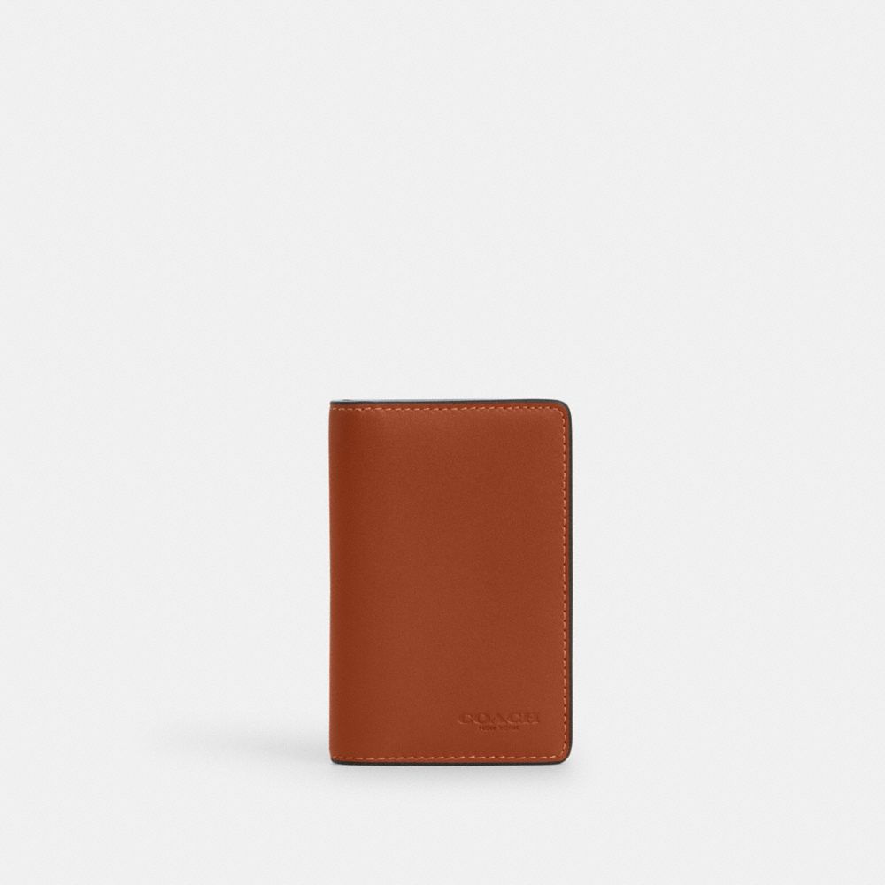 Coach Id Card Wallet Tan