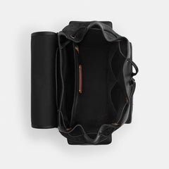 Coach Sprint Backpack In Signature Canvas With Patches Gunmetal Charcoal Multi