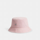 Coach Quilted Denim Bucket Hat Pink
