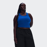 On All-Day Ribbed Tank Black