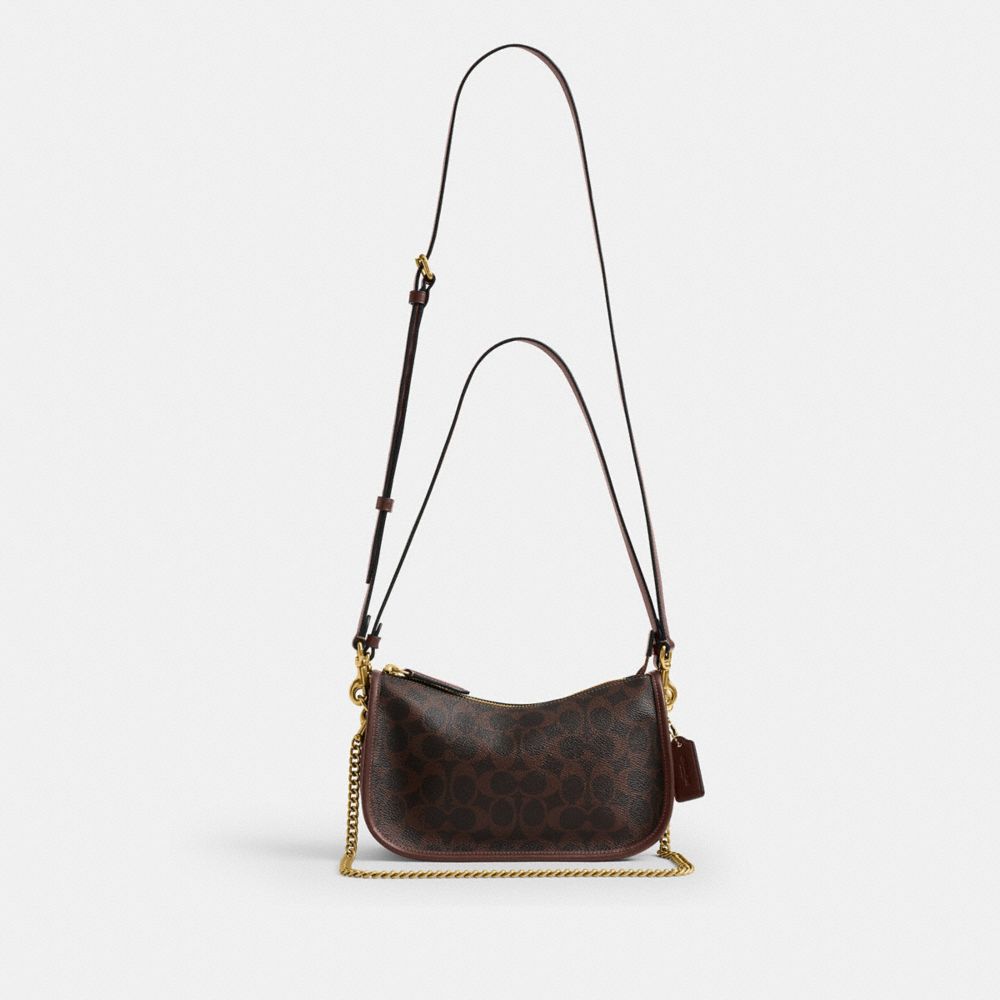 Coach Waverly Bag In Signature Canvas Brass Maple