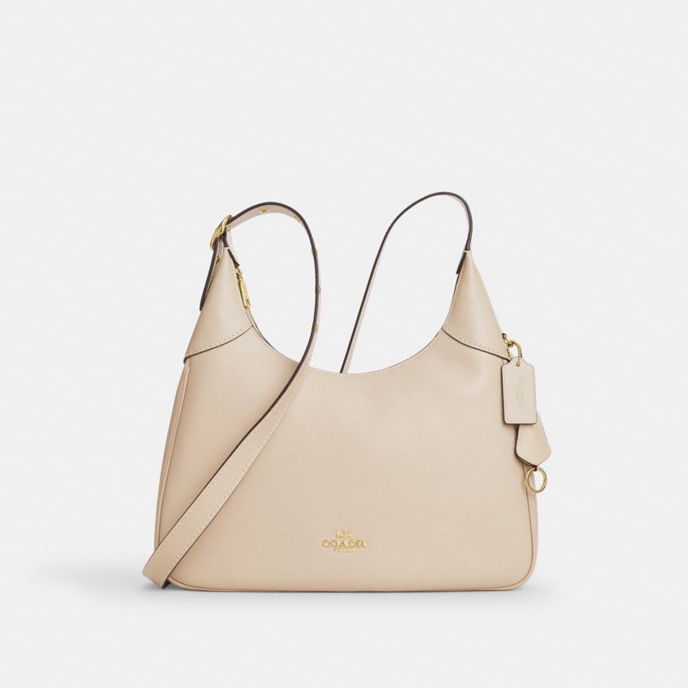 Coach Ella Shoulder Bag Gold Oat