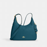 Coach Ella Shoulder Bag Gold Teal Ink