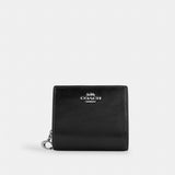Coach Snap Wallet Silver Black