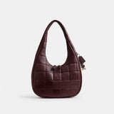 Coach Alter/Ego Crescent Shoulder Bag In Upcrafted Leather Merlot