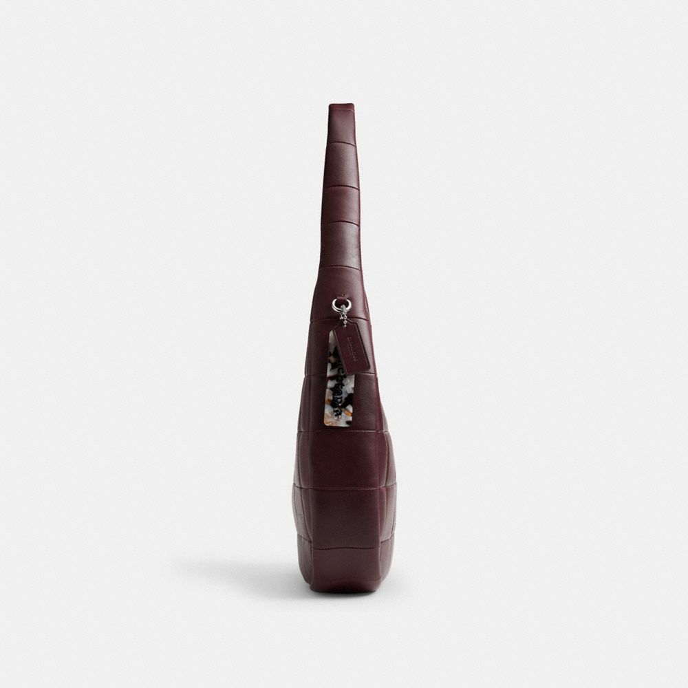 Coach Alter/Ego Crescent Shoulder Bag In Upcrafted Leather Merlot