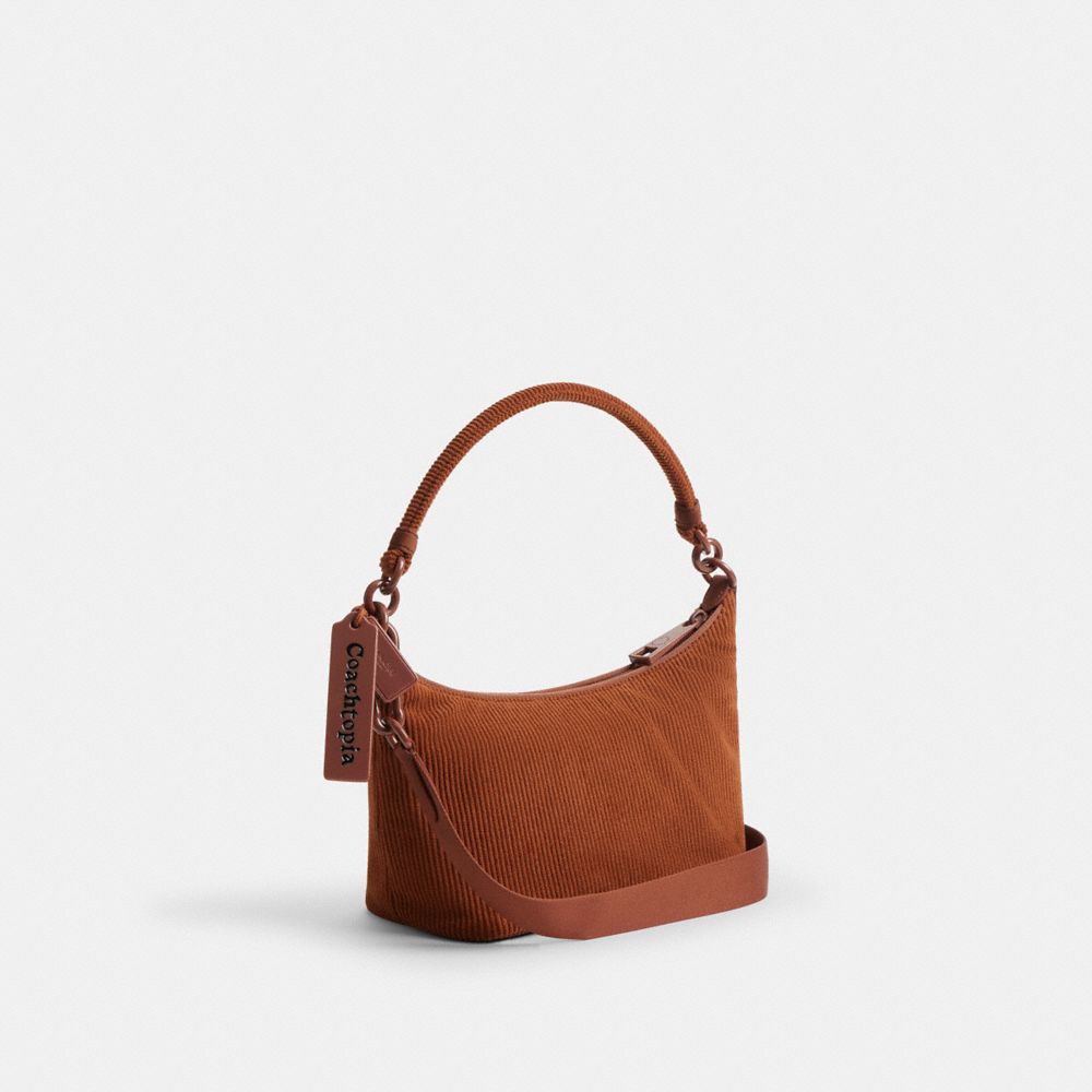 Coach Coachtopia Loop Shoulder Bag In Corduroy Brown Corduroy