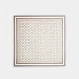 Coach Signature Silk Square Scarf Bone