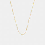 Coach Signature Bar Chain Necklace Gold