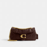 Coach Tabby Shoulder Bag 26 With Quilting Brass Maple