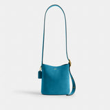 Coach Bleecker Bucket Bag 21 Dark Brass Sea Blue