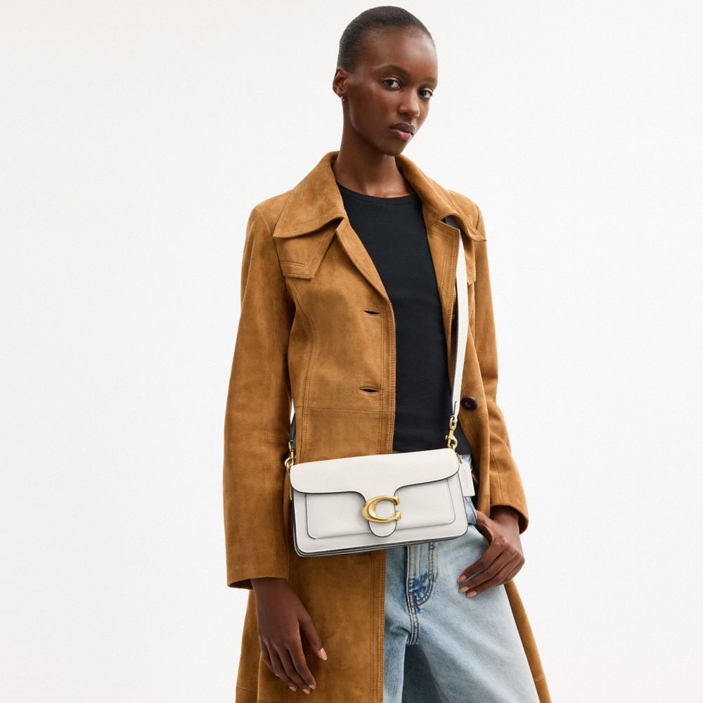 Coach Tabby Shoulder Bag 26 Brass Chalk