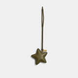 Coach Star Puffy Bag Charm Brass Olive