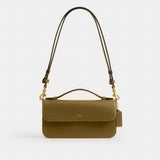 Coach Elora Top Handle Crossbody Bag Brass Muted Olive