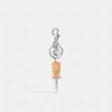 Coach Screwdriver Bag Charm Silver