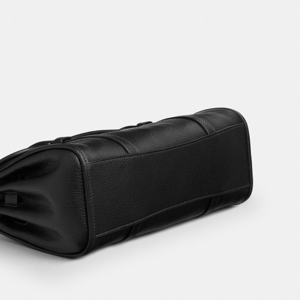 Coach Bridget Flap Shoulder Bag Gold Black