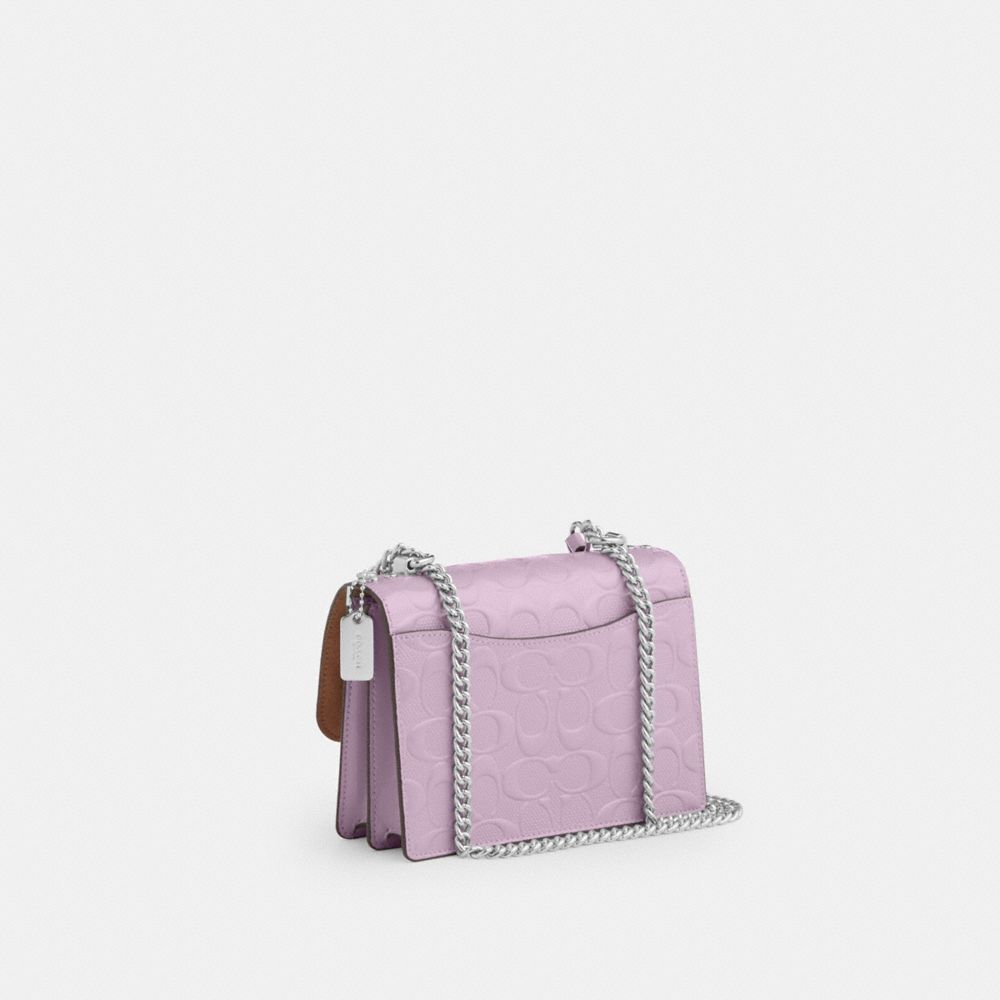Coach Mini Klare Crossbody Bag In Signature Leather Silver