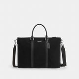 Coach Caleb Work Bag Silver Black