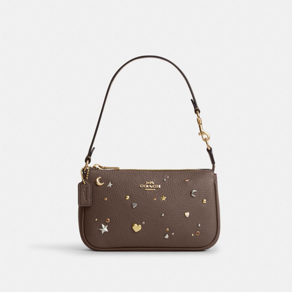 Coach Nolita 19 With Rivets Gold Dark Stone Multi