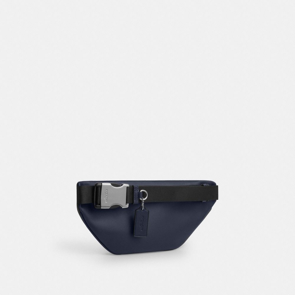Coach Racer Small Belt Bag In Signature Camo Print Silver