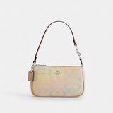 Coach Nolita 19 In Rainbow Signature Canvas Silver Sand Multi