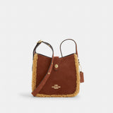 Coach Hadley Mini Crossbody Bag Gold Vintage Brown Multi