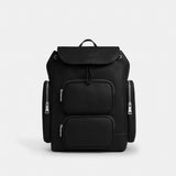 Coach Finn Backpack Silver Black