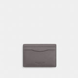 Coach Card Case With Money Clip Silver Graphite