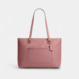 Coach Station Tote Bag In Signature Leather Gold