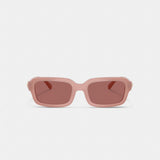 Coach C Heart Narrow Square Sunglassses Pink