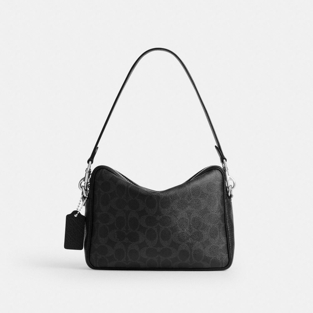Coach Dakota Crossbody Bag In Signature Canvas Black Signature