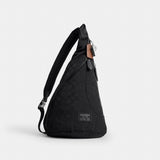 Coach Lachlan Sling In Signature Nylon Black