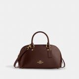 Coach Lara Satchel Bag Gold Maple